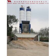 輝特混凝土攪拌站HZS50攪拌性能強(qiáng)，攪拌均勻、迅速，生產(chǎn)效率高