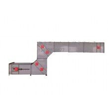 Z型提升機(jī)，進(jìn)料輸送卸料全過(guò)程，對(duì)物體本身無(wú)破損，降低廢品率