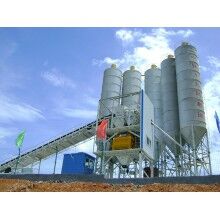 高清圖細(xì)節(jié)圖城鎮(zhèn)化建設(shè)小型混凝土攪拌站HLS120混凝土攪拌樓