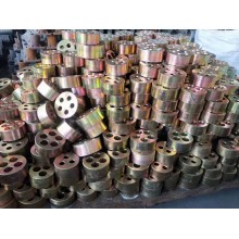 錨具、錨墊板、螺旋筋及配套夾片4/5孔錨具廠家YM15-5孔錨具四件套直銷
